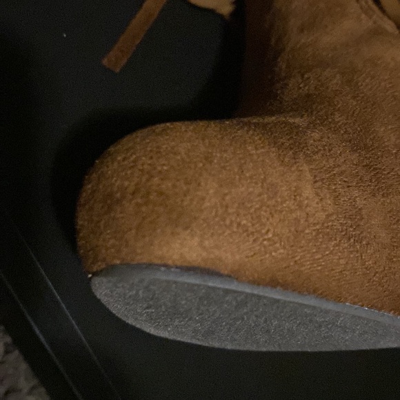 Faux suede ankle boots - Picture 9 of 12